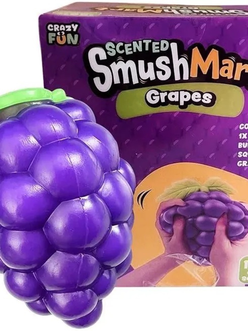 Scented SmushMart Grapes Squishy Toy